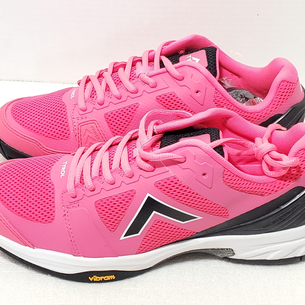 Tyrol Women’s Pickleball Shoes Pink Size 11 Court Athletic Sneakers Comfort Lace